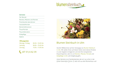 Desktop Screenshot of blumenhaus-steinbuch.de